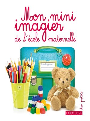 cover image of Mon mini imagier de l'école maternelle
